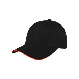 4149 - Baseballkappe - Schwarz/Rot