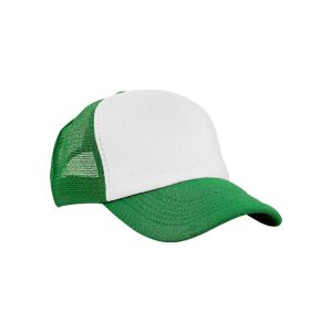 3803 - Baseballkappe - Weiss/Smaragdfarbe