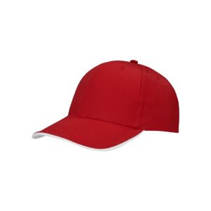 4051 - Baseballkappe - Rot/Weiss