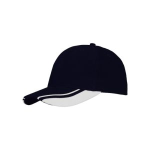 4073 - Baseballkappe - Navy/Weiss