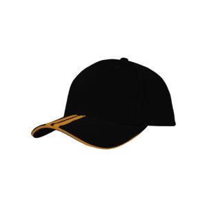 4074 - Baseballkappe - Schwarz/Galtes
