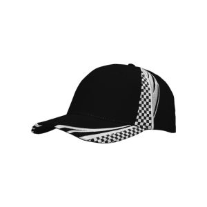 4083 - Baseballkappe - Schwarz/Weiss