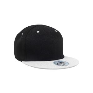 4136 - Baseballkappe - Schwarz/Weiss