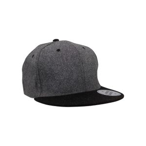 4135 - Baseballkappe - Marmor grau/Schwarz
