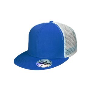 4138 - Baseballkappe - Cyan/Weiss