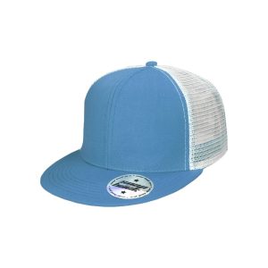 4138 - Baseballkappe - Sky/Weiss