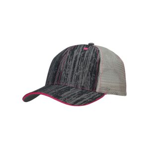4143 - Baseballkappe - Dunkelgrau/Rosa