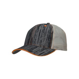 4143 - Baseballkappe - Dunkelgrau/Orange