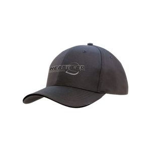 4149 - Baseballkappe - Dunkelgrau/Schwarz