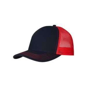 4152 - Baseballkappe - Navy/Rot