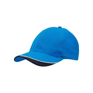 4167 - Baseballkappe - Cyan/Navy