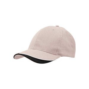 4167 - Baseballkappe - Steinfarbe/Schwarz